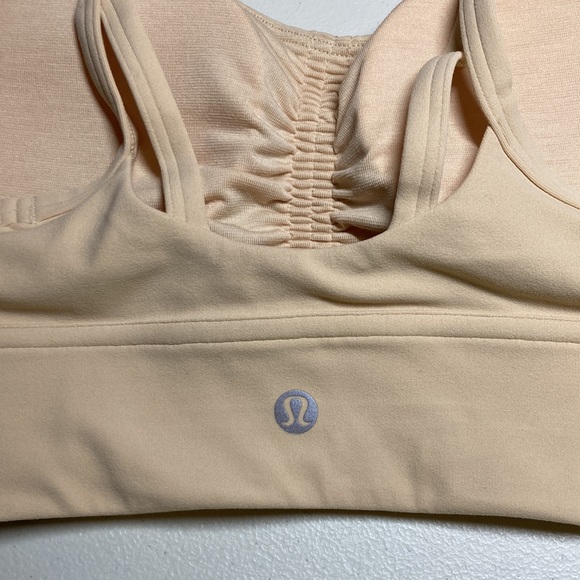 Lululemon Nulu Front-Gather Yoga Bra Prosecco 6 - Picture 7 of 10